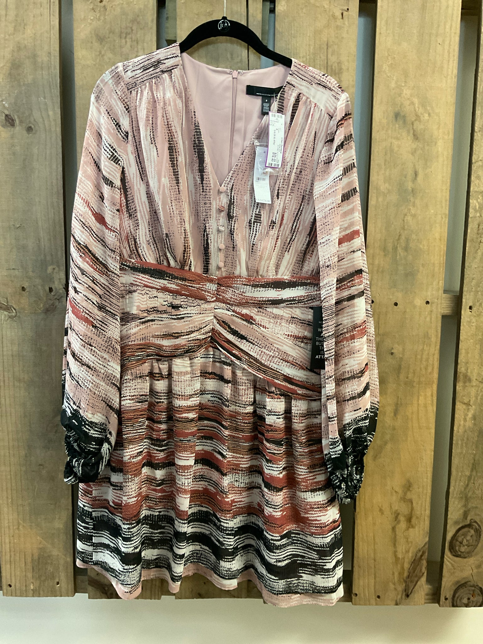 Size 8 WHBM ROSE PRINT Dress