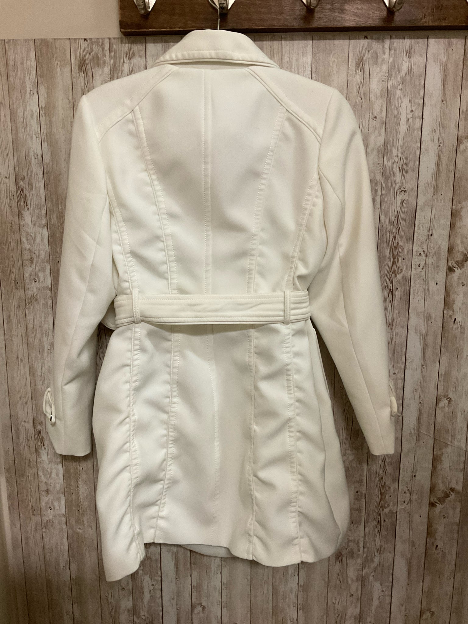 WHITE HOUSE BLACK MRKT Cream Coat