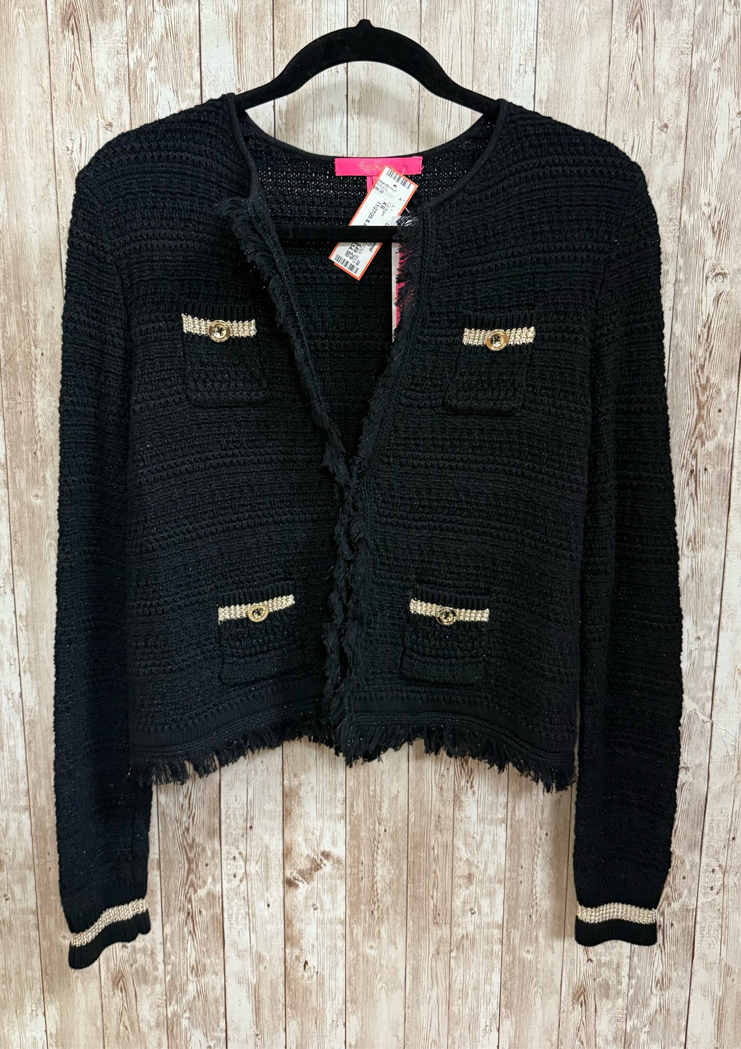 Size XS LILLY PULITZER Black Cardigan