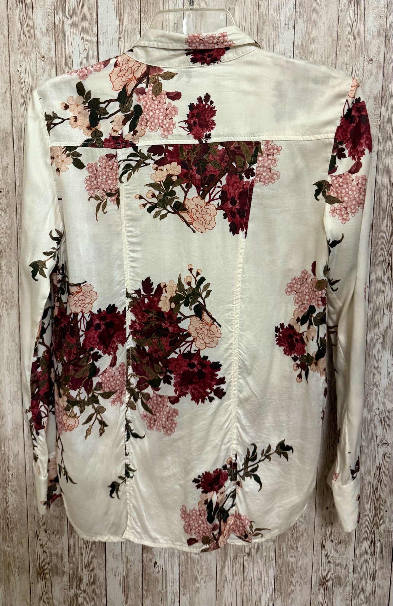 JOHNNY WAS Size XS CREAM AND PINK FLORAL Top