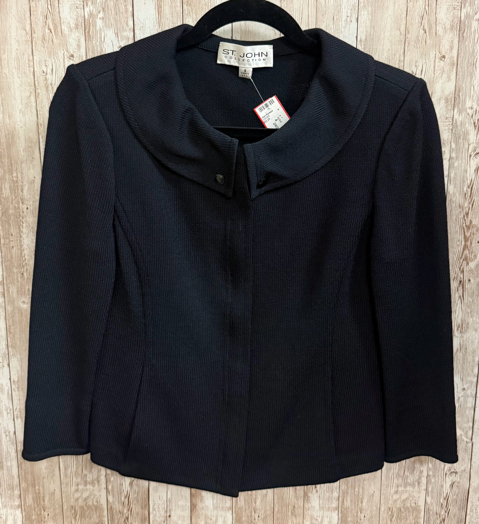 Size 4 ST JOHN Black Jacket