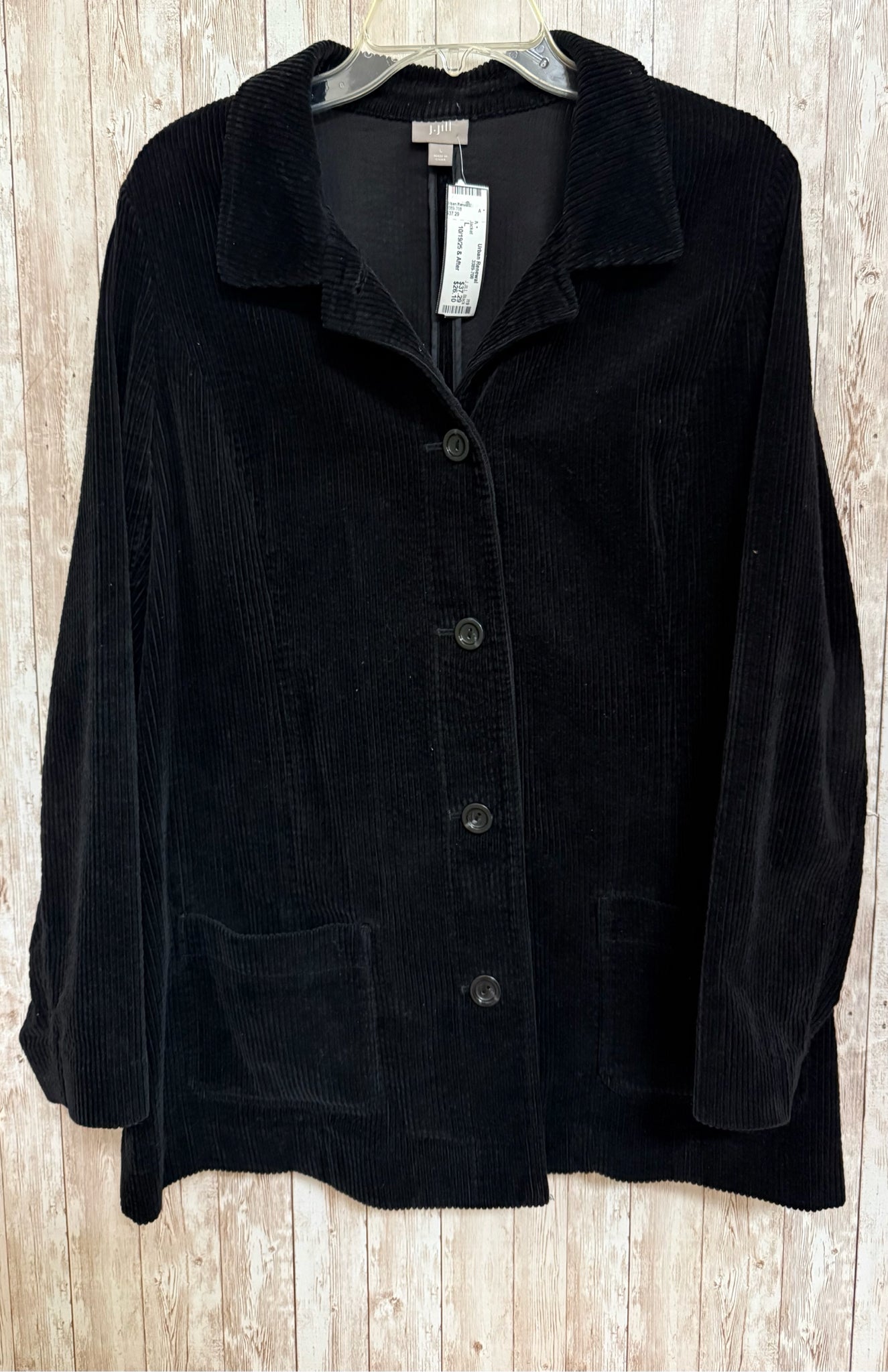J.JILL Size L Black Jacket