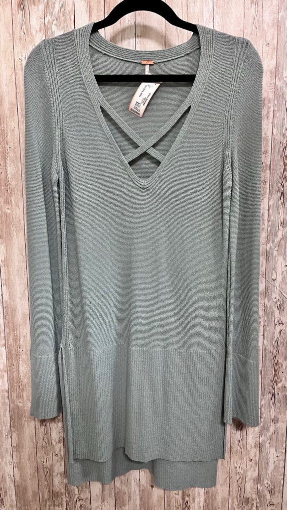 FREE PEOPLE Teal Women Size S Tunic