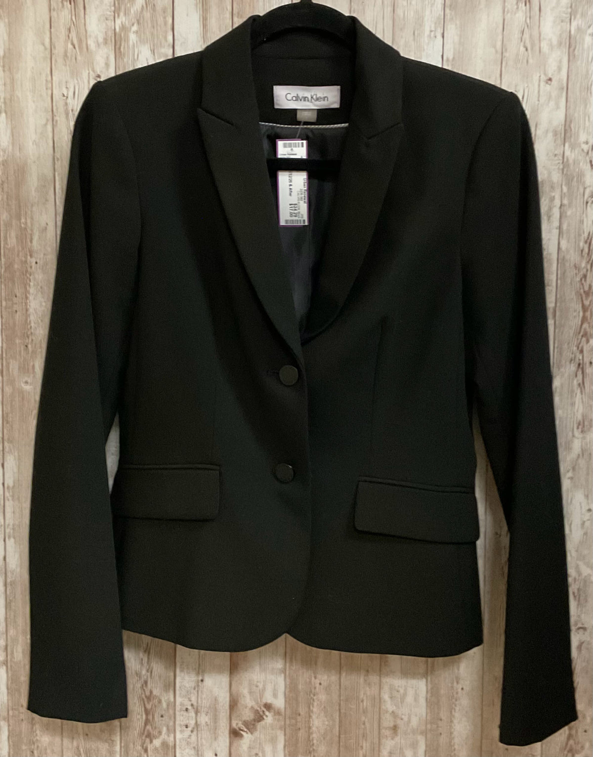 Size 2 CALVIN KLEIN Black Blazer