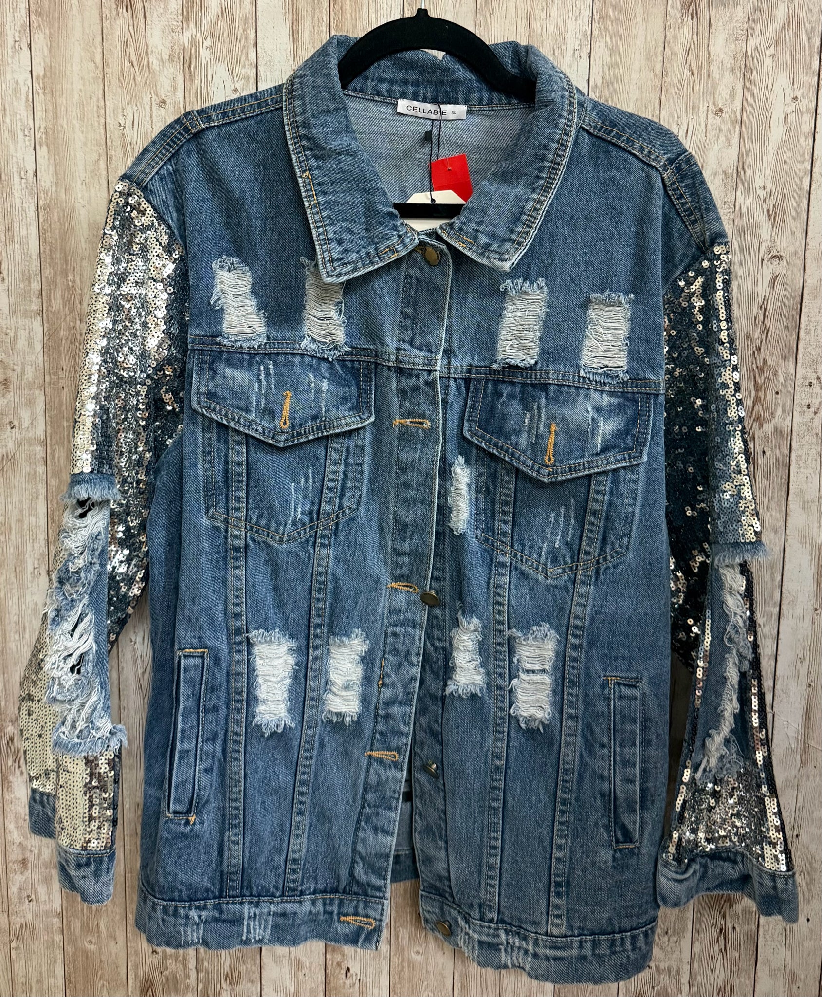 Size XL CELLABIE BLUE DENIM Jacket