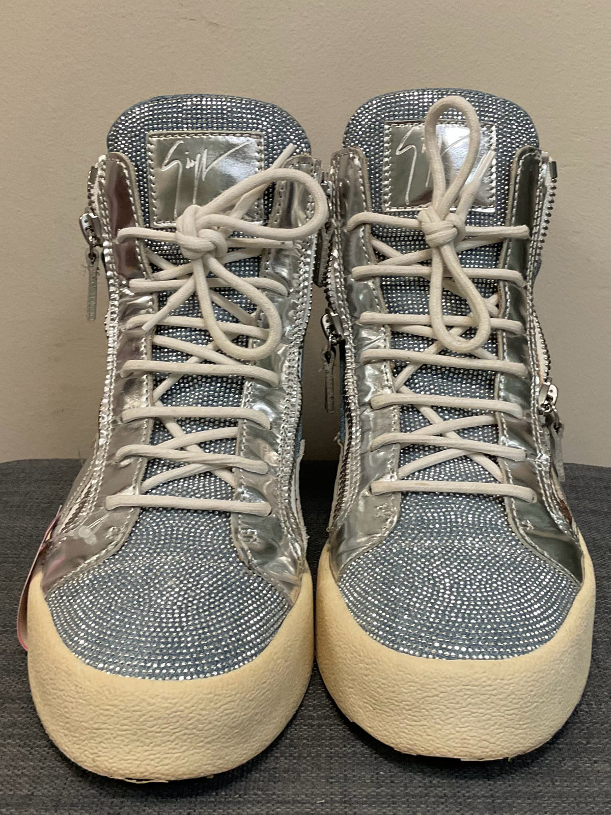 10 GIUSEPPE ZANOTTI Silver SHOES