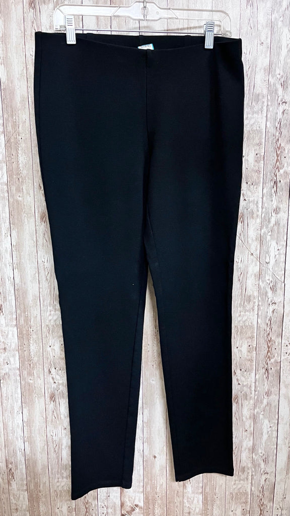 EILEEN FISHER Size 8 Black Pants