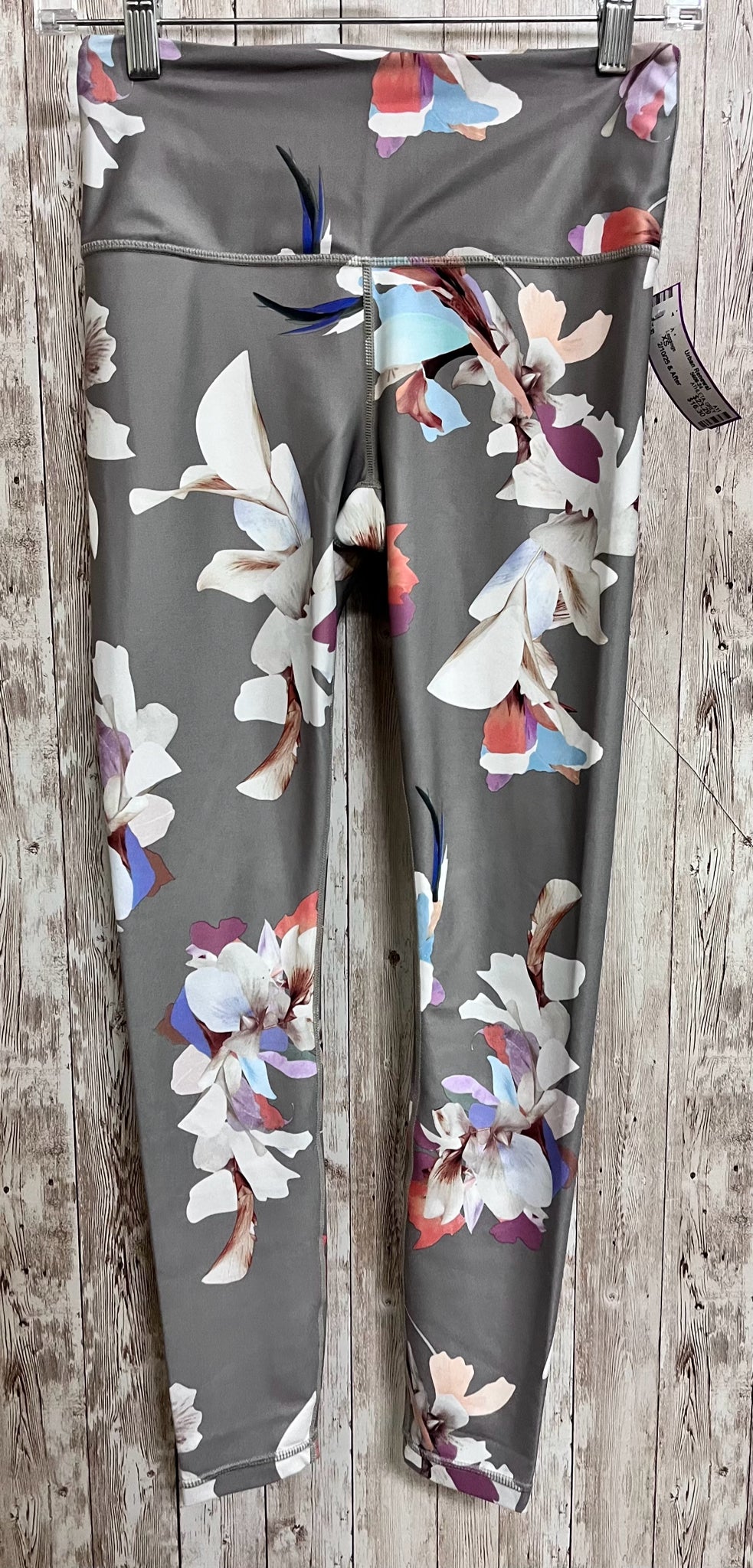 Size XS ATHLETA GREY FLORAL Leggings