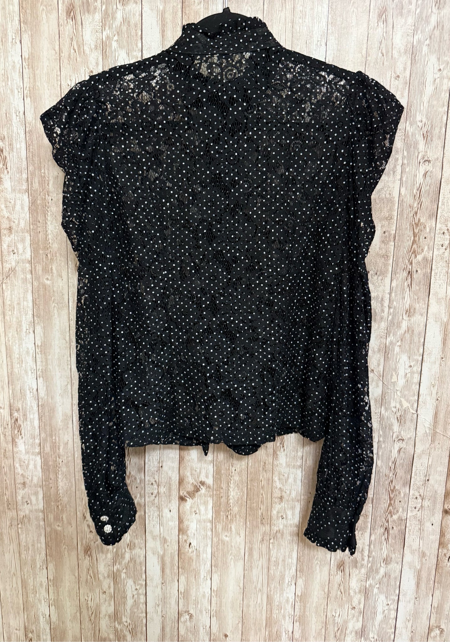 Size S LULUS Black Print Top