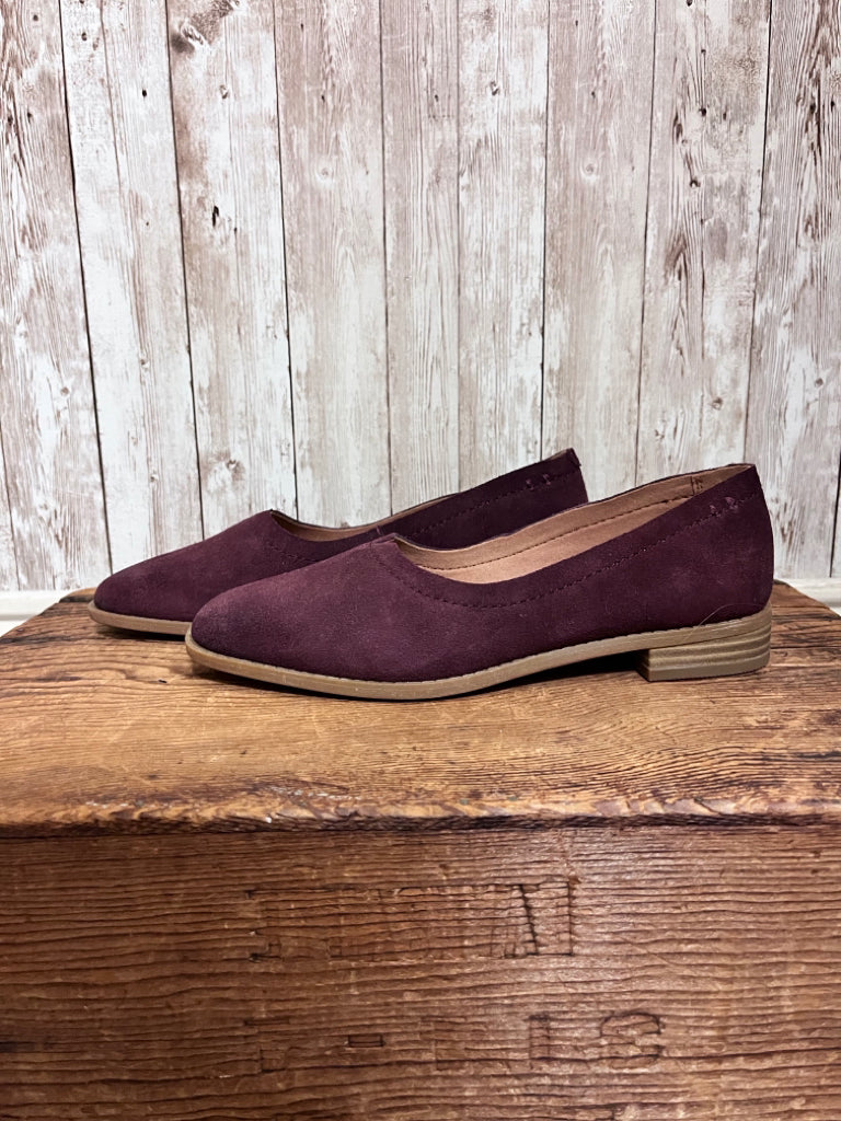 7 CLARKS Burgundy SHOES