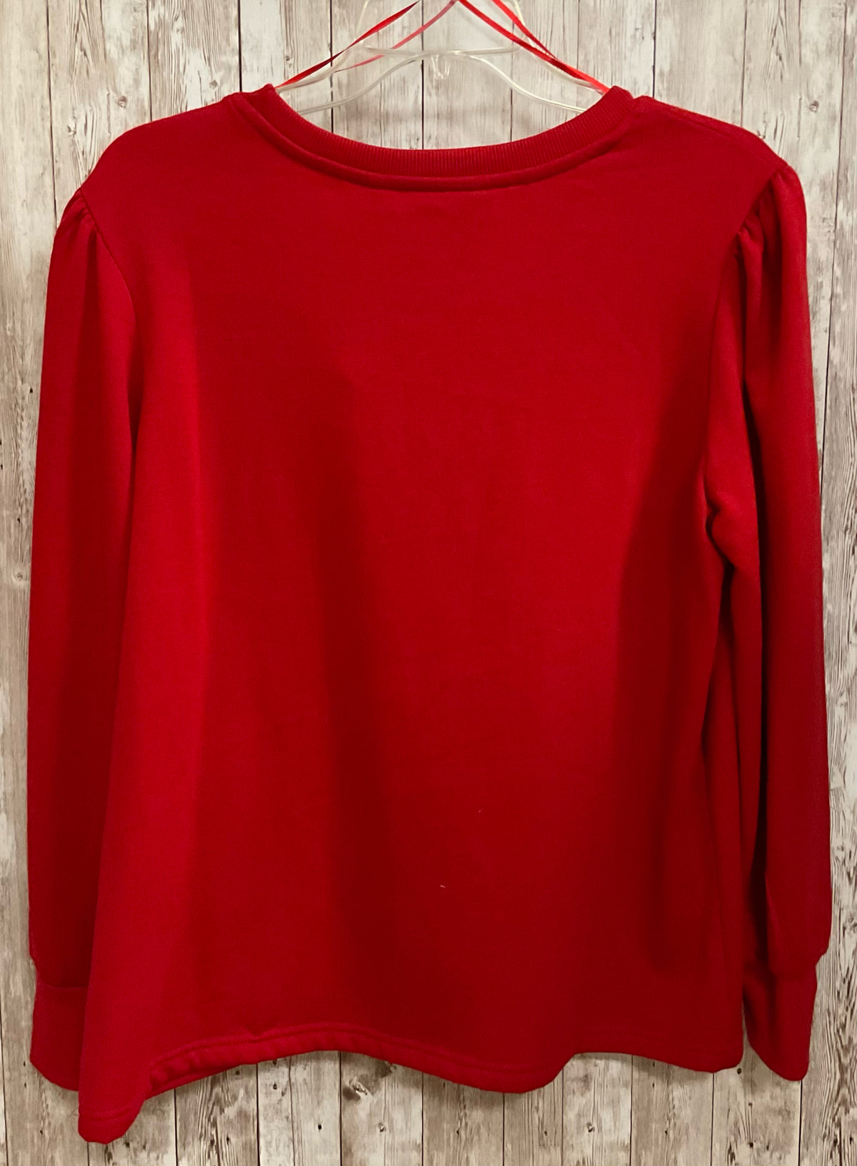 MESH + LOVE Red sweatshirt