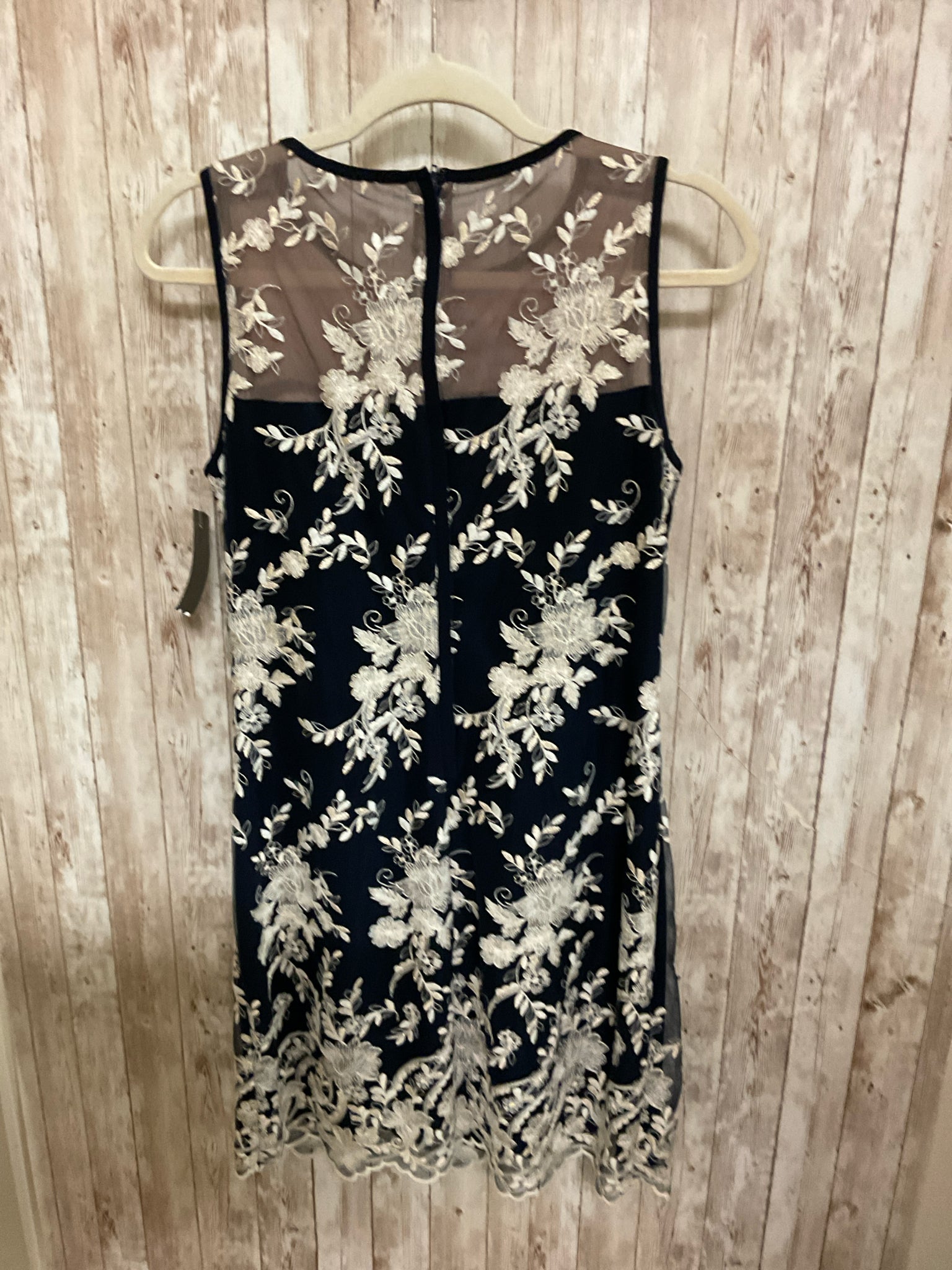 Size 8 LAUREN RALPH LAUREN BLACK AND BEIGE Dress
