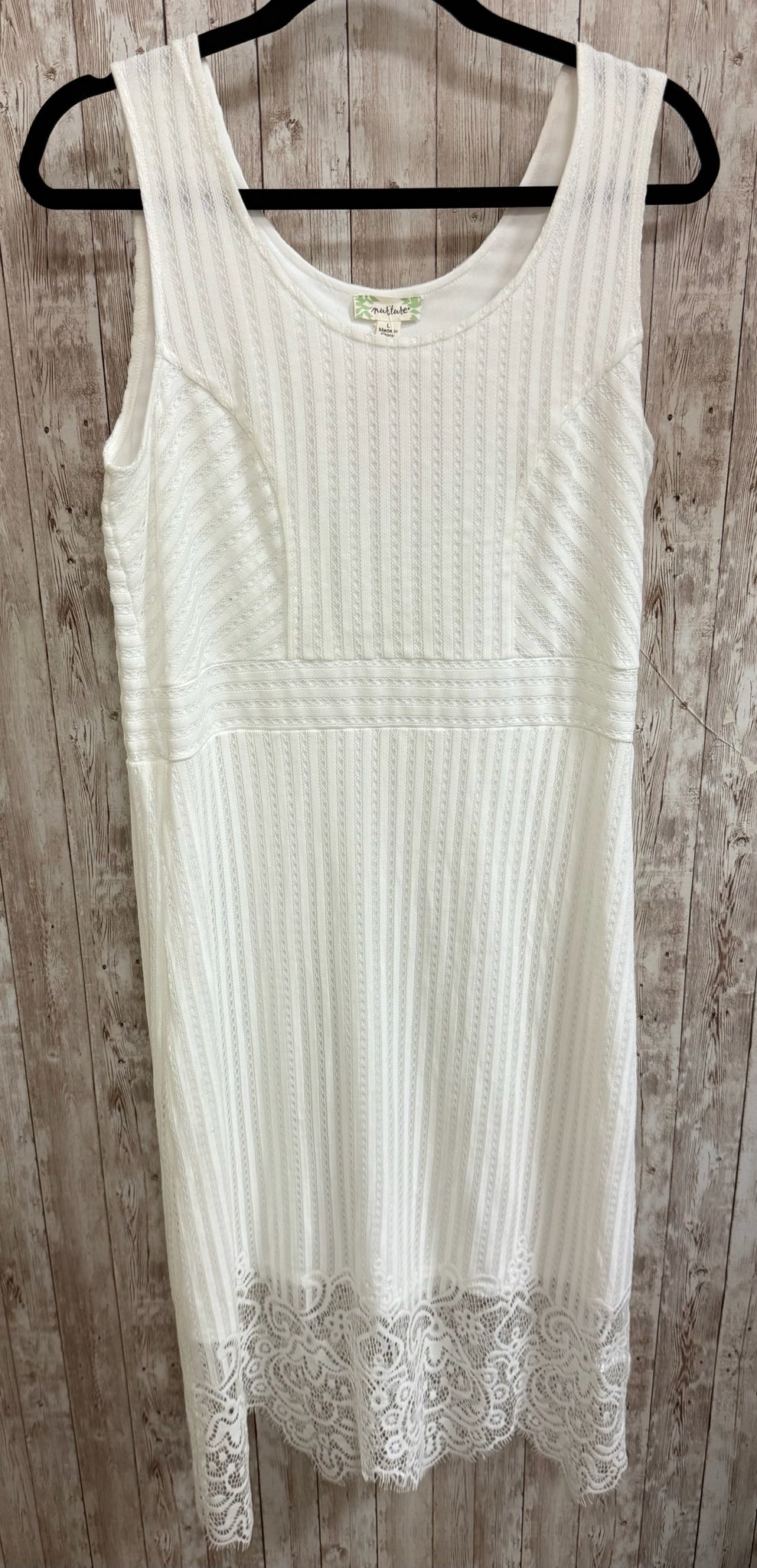 Size L NURTURE White Dress