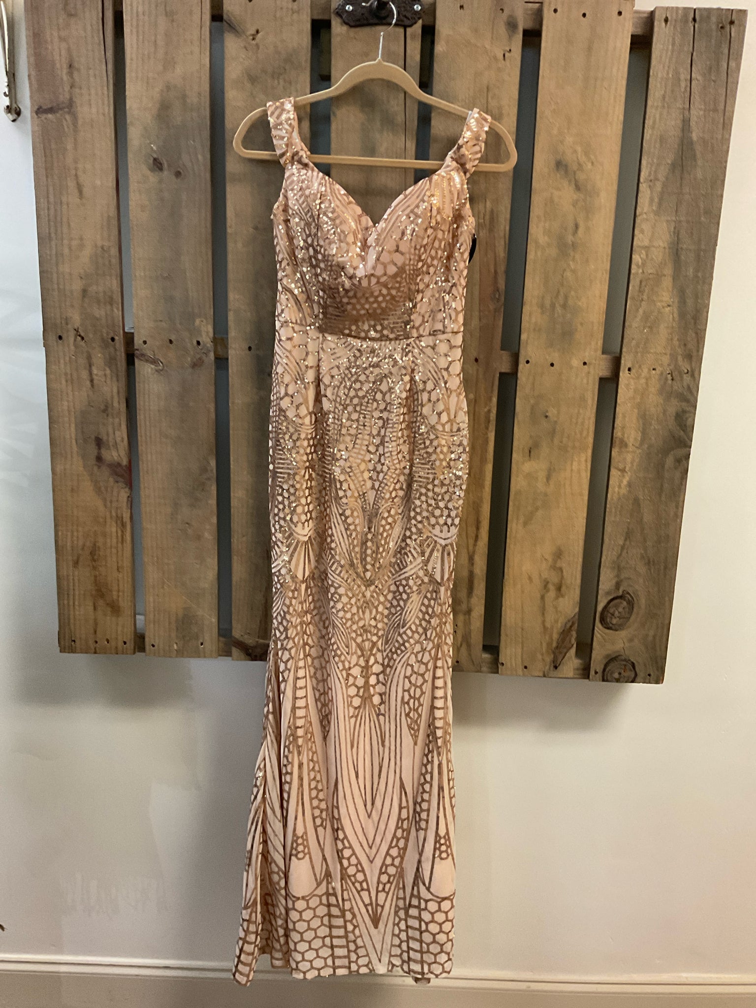 Size M MISS ORD Peach Dress
