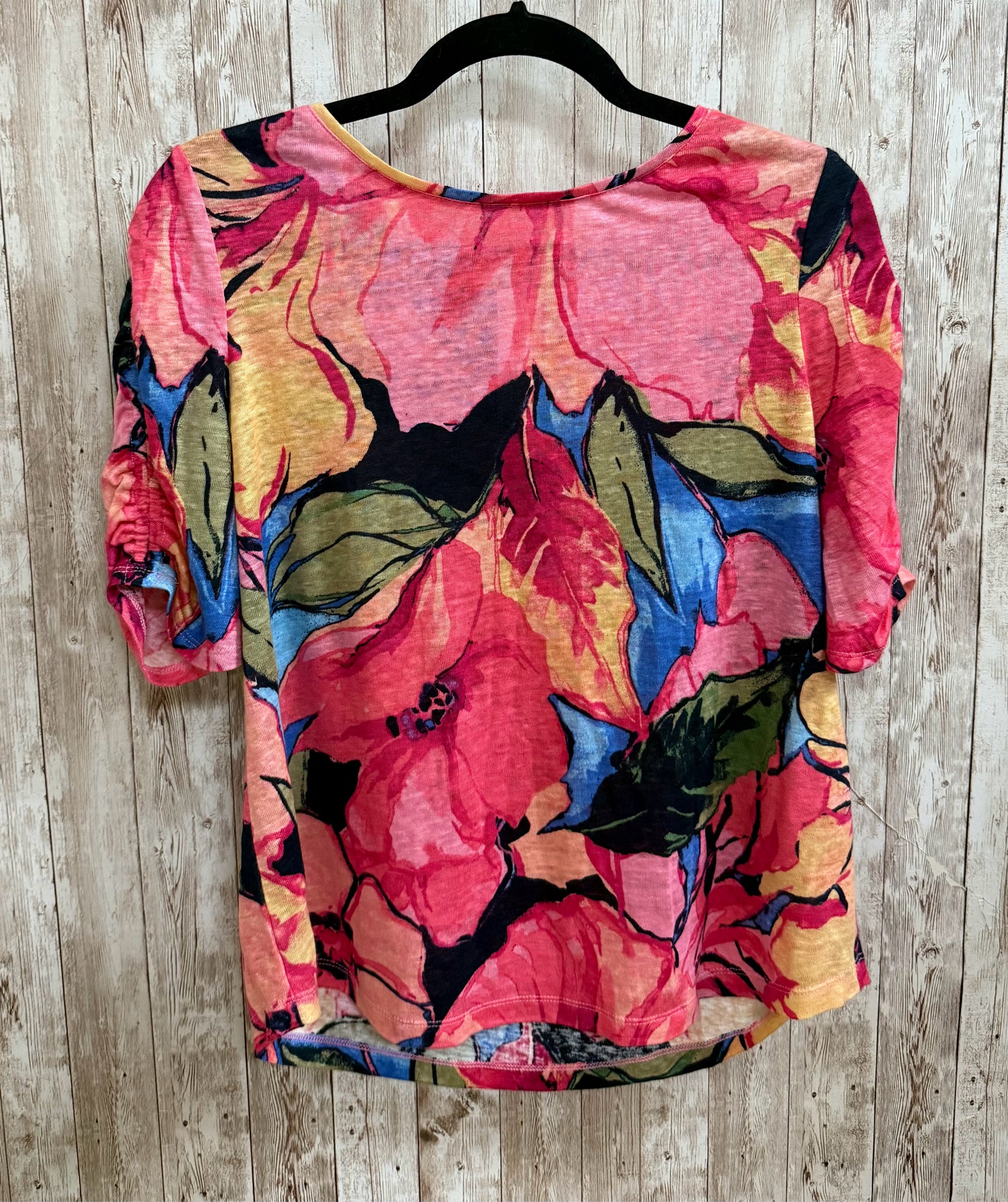Size M CHICO'S Pink Print Top