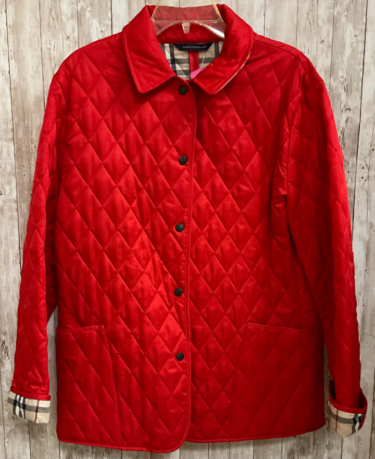 Size L BURBERRY Red Jacket