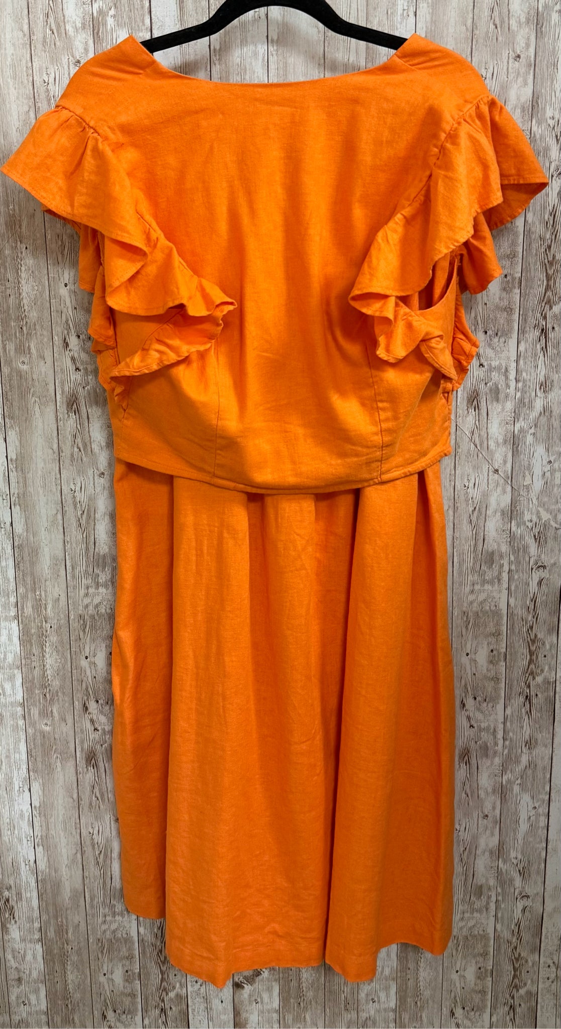 Size L ABERCROMBIE Orange 2 PC SET