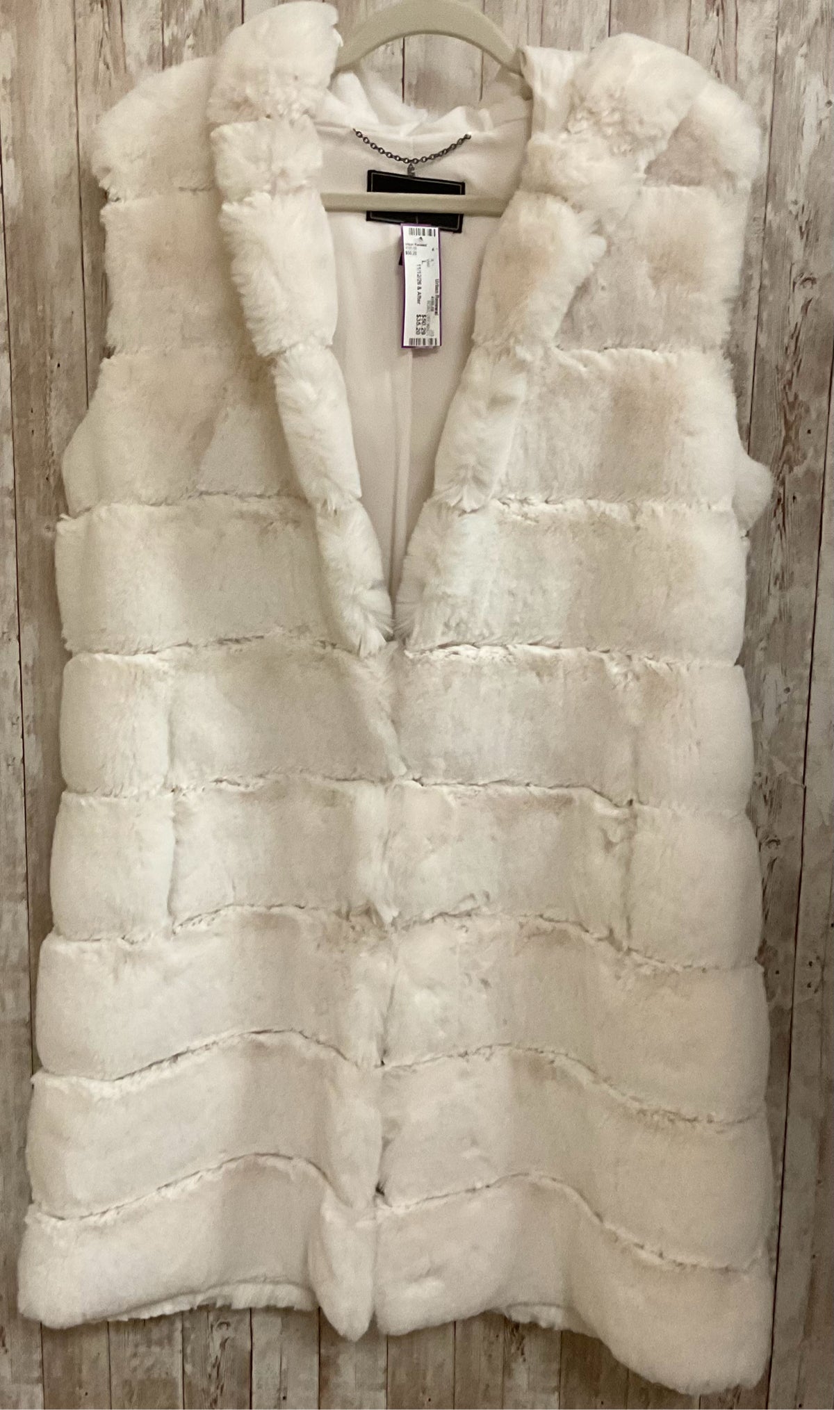 Size L BCBG OFF WHITE Vest