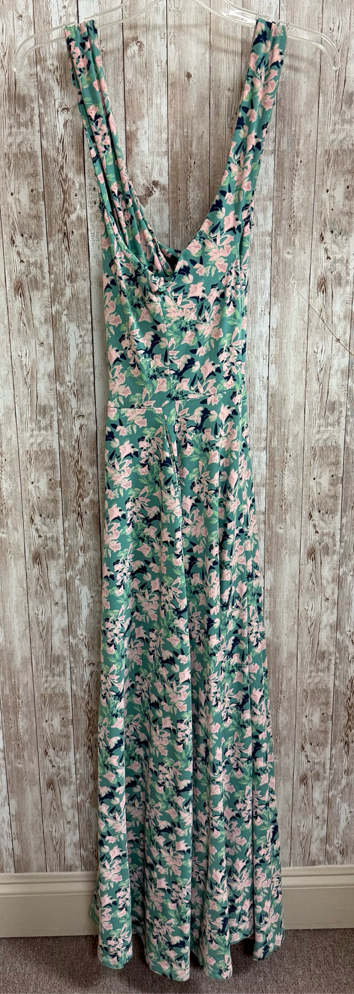 Size XL PACT GREEN AND PINK FLORAL Dress