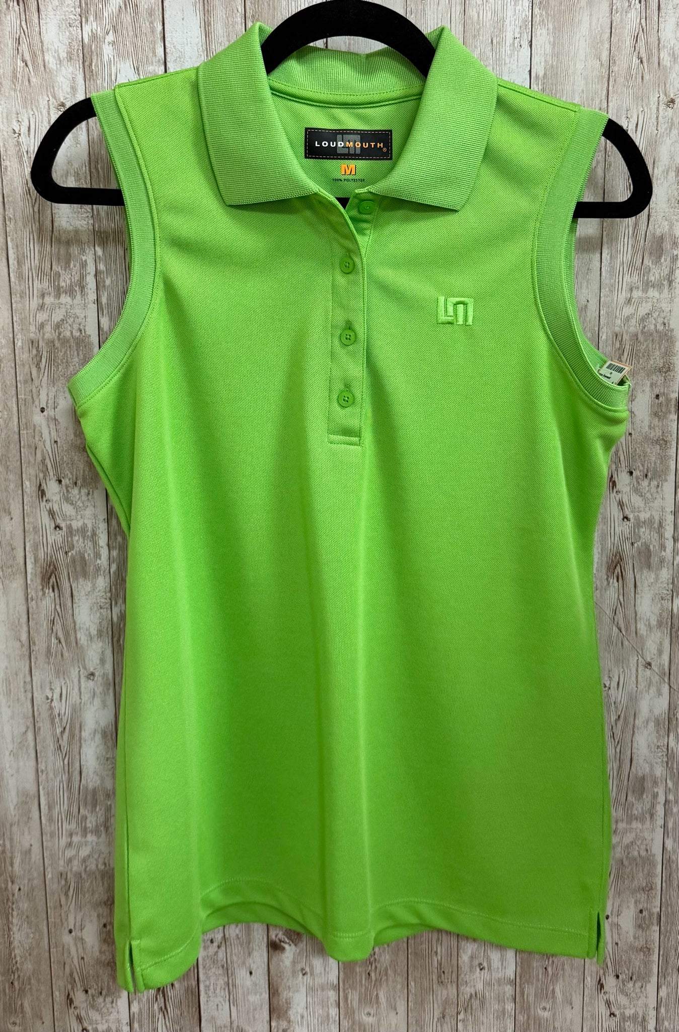 Size M LOUDMOUTH Green Top