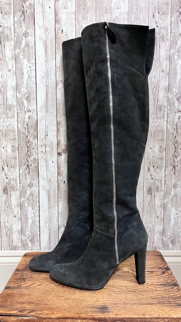 STUART WEITZMAN 9.5 Charcoal Boots