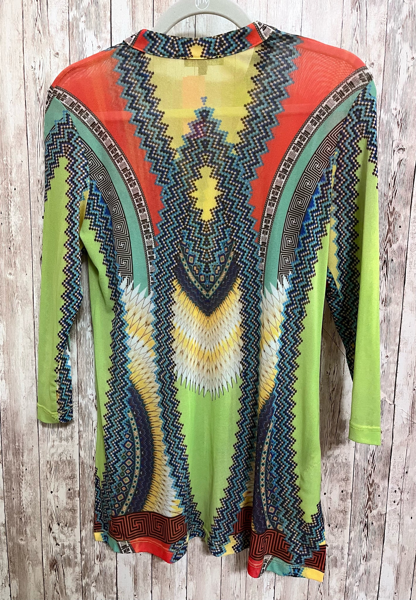 BOHO CHIC Size M MULTI PRINT Top