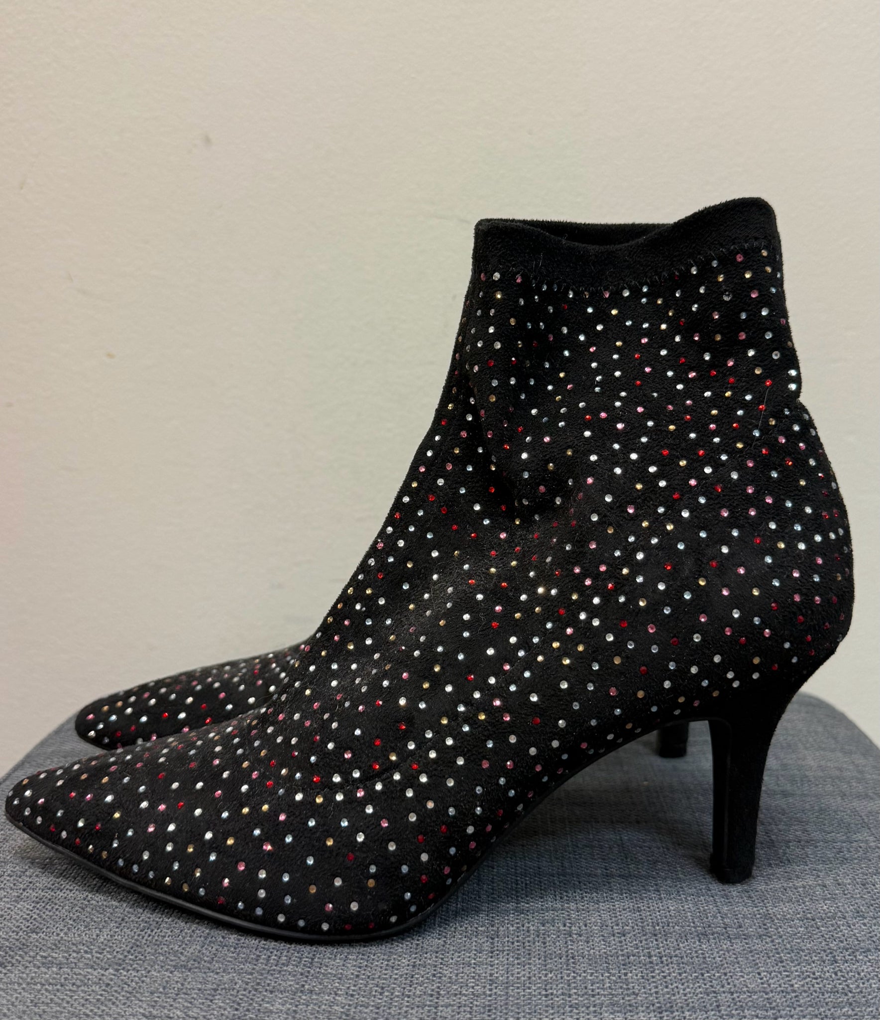 8 INC BLACK MULTI Boots
