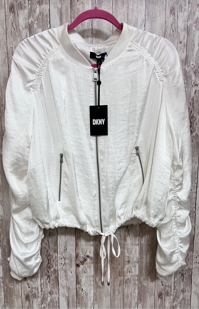 Size L DKNY White Jacket