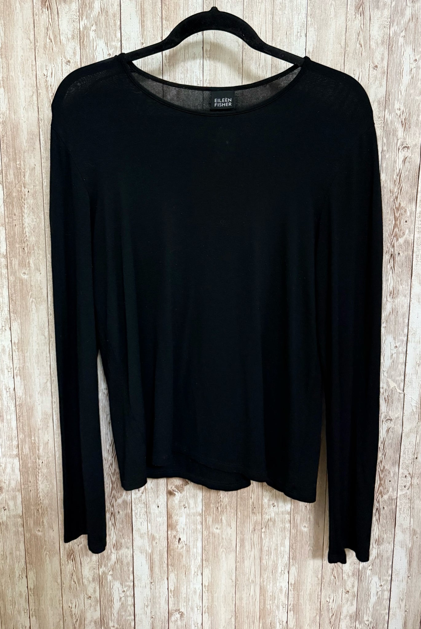 EILEEN FISHER Size S Black Top