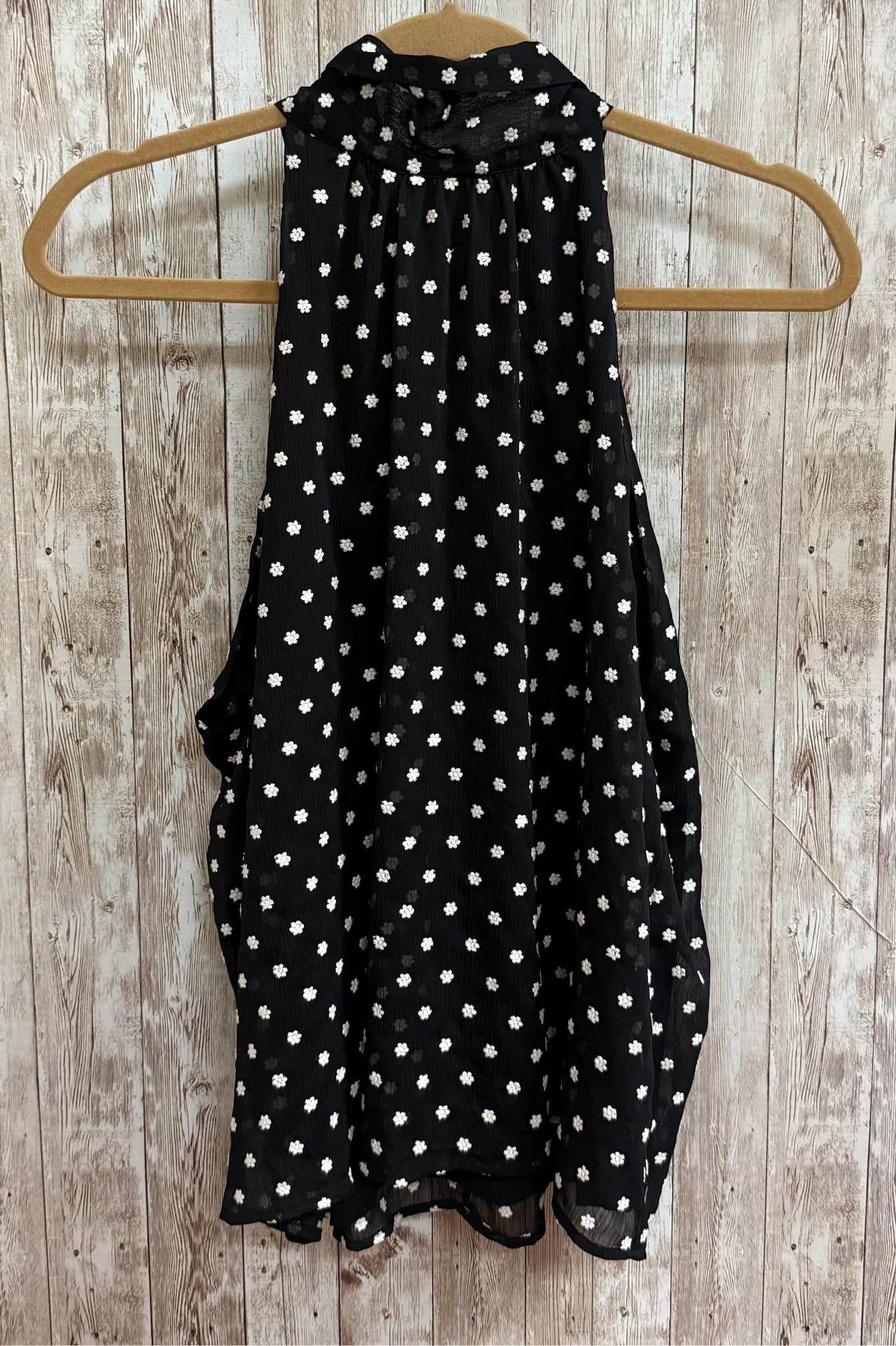 Size L CECE Black Print Top