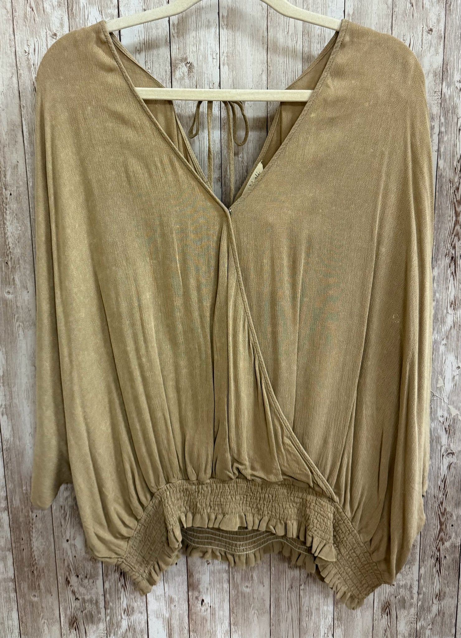 Size S OLI & HALI Tan Top