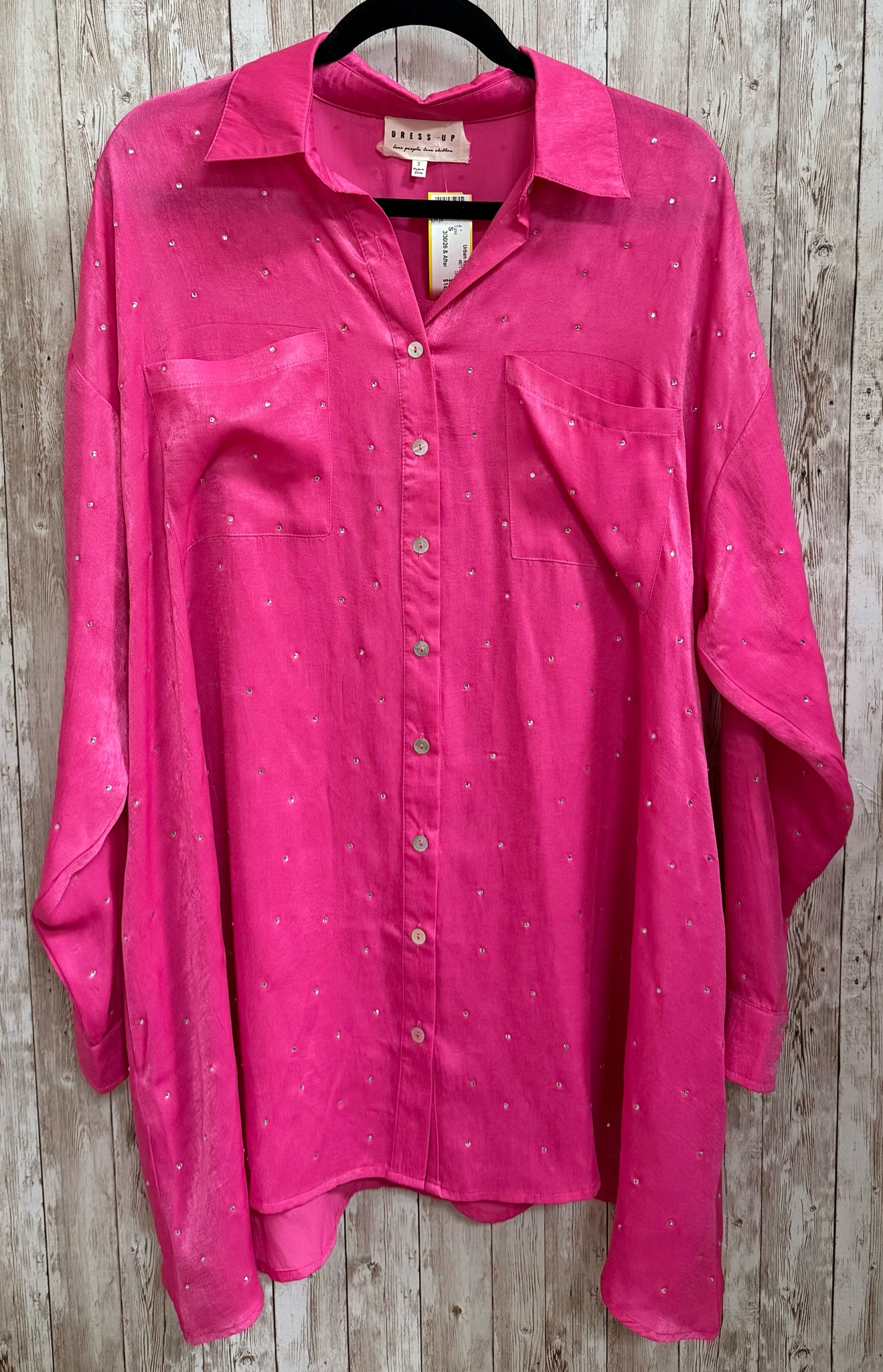 DRESS UP Pink Women Size S Tunic