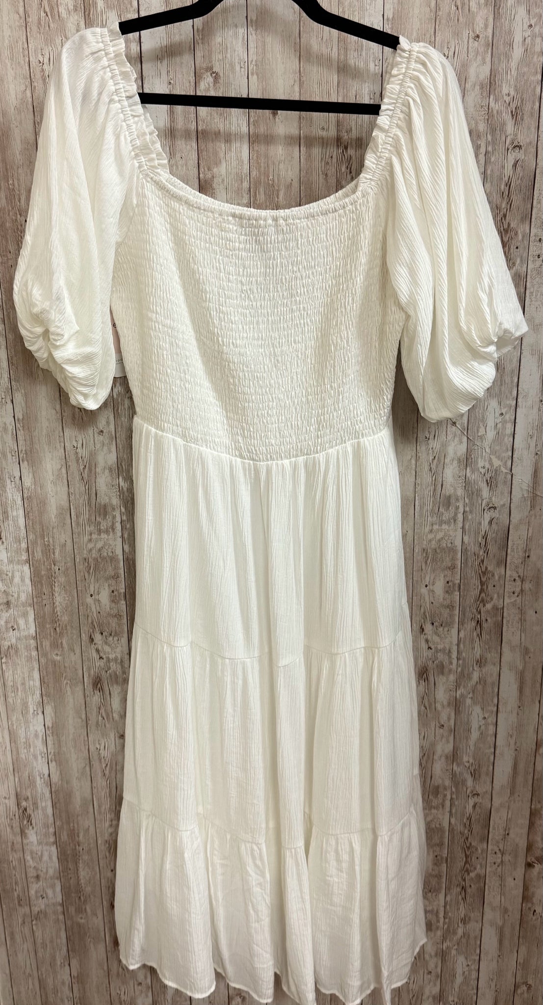 Size XL HUDSON GRAY White Dress