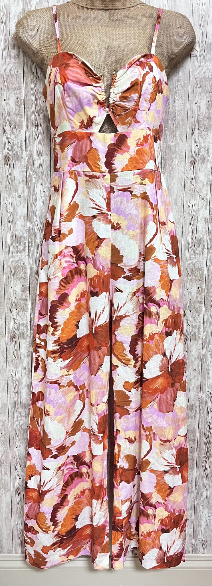 Size S AMALIE RUST FLORAL Jumper