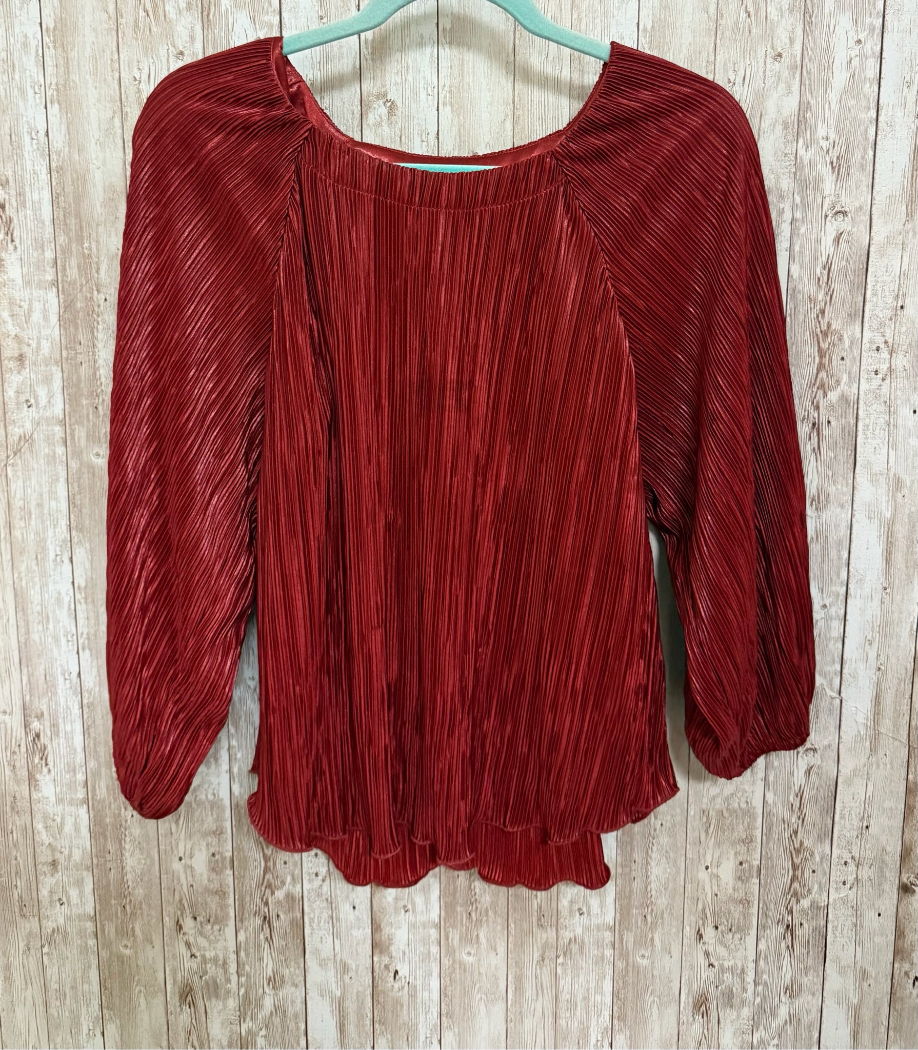 CHICO'S Size M RUST Top
