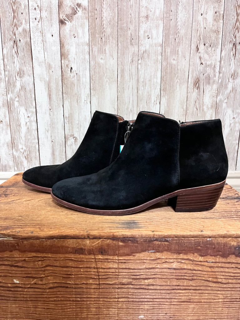 SAM EDELMAN 7 BLACK SUEDE Boots