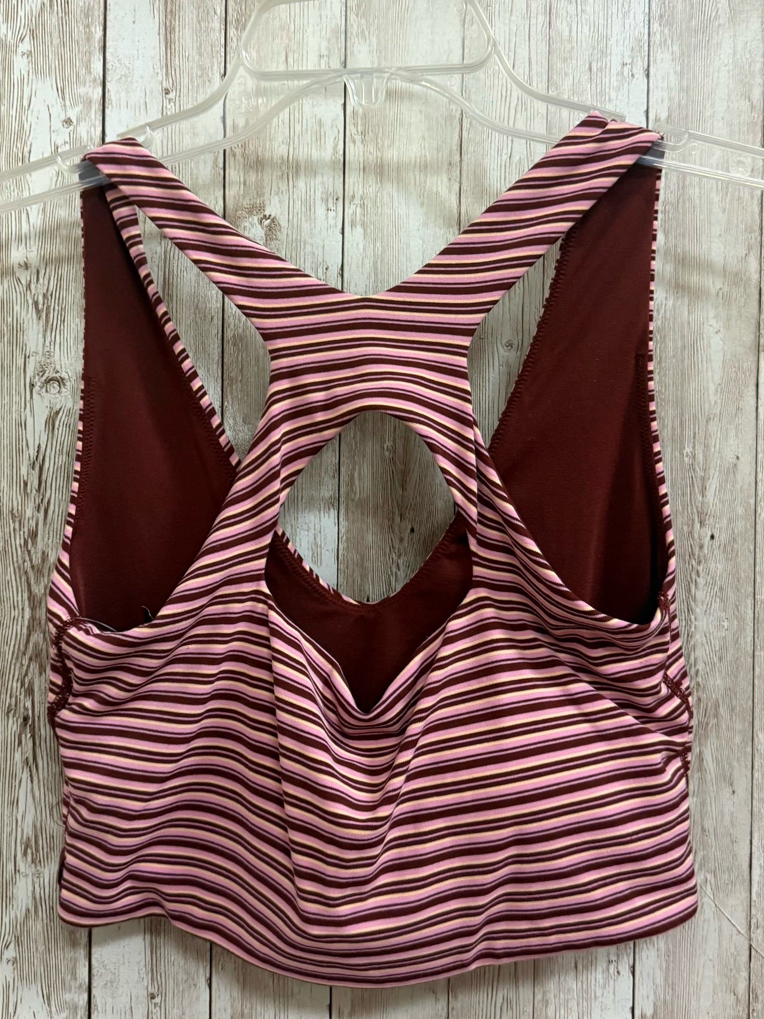 Size XS LULULEMON BROWN AND PINK Top