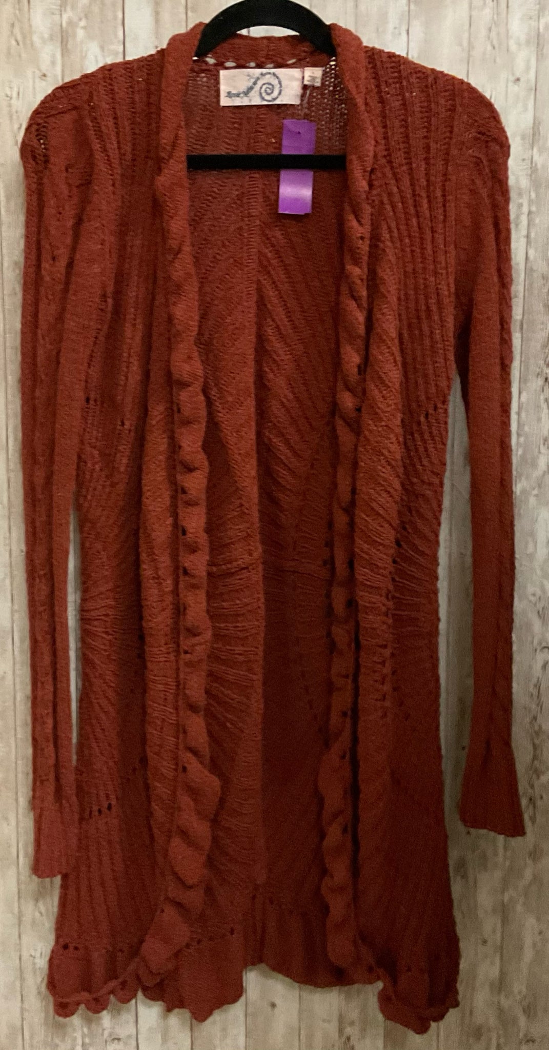 Size S ROSIE NEIRA RUST Cardigan