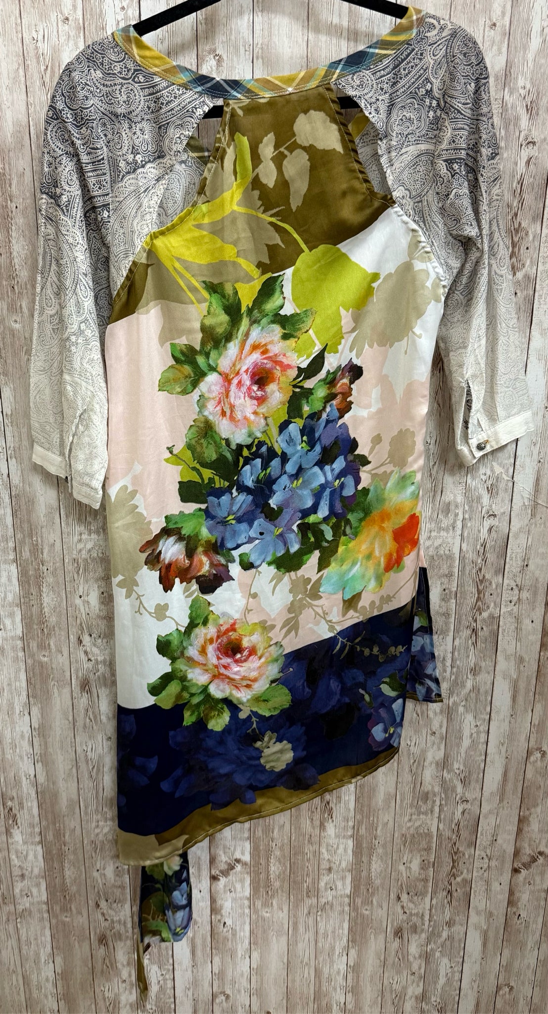 Aratta Silent Journey WHITE MULTI Women Size S Tunic
