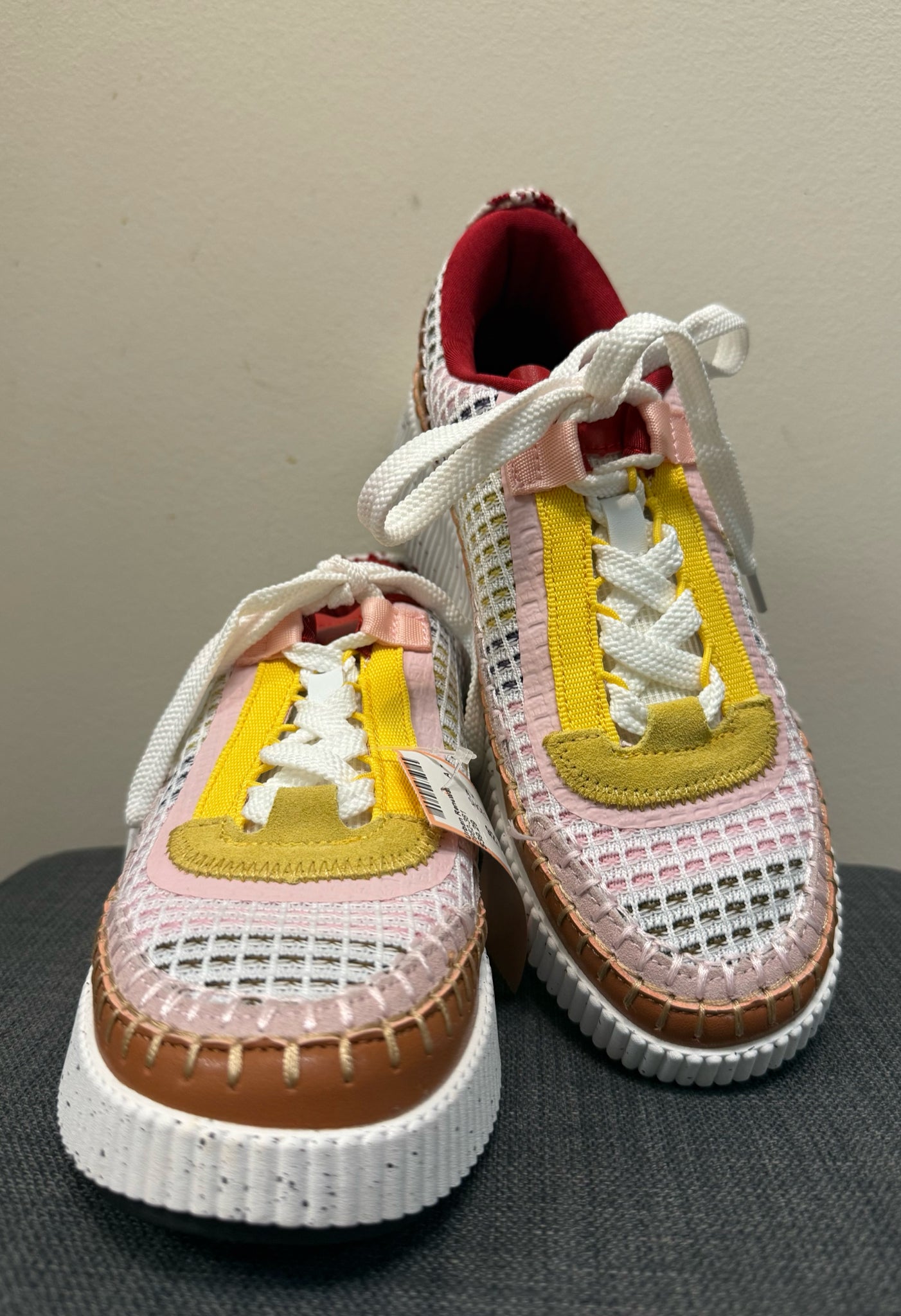 7 BERNESS WHITE MULTI SHOES