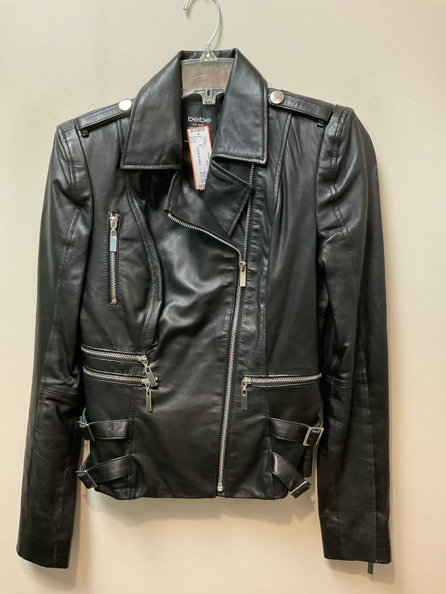 BEBE Size S Black Jacket