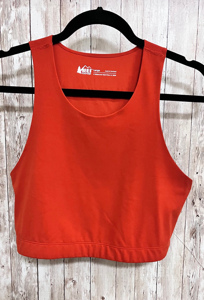 REI Size L Orange Top