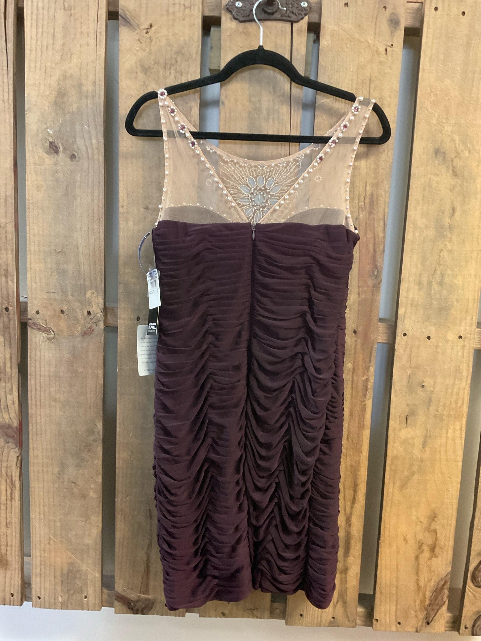 Size 10 ADRIANNA PAPELL Purple Dress