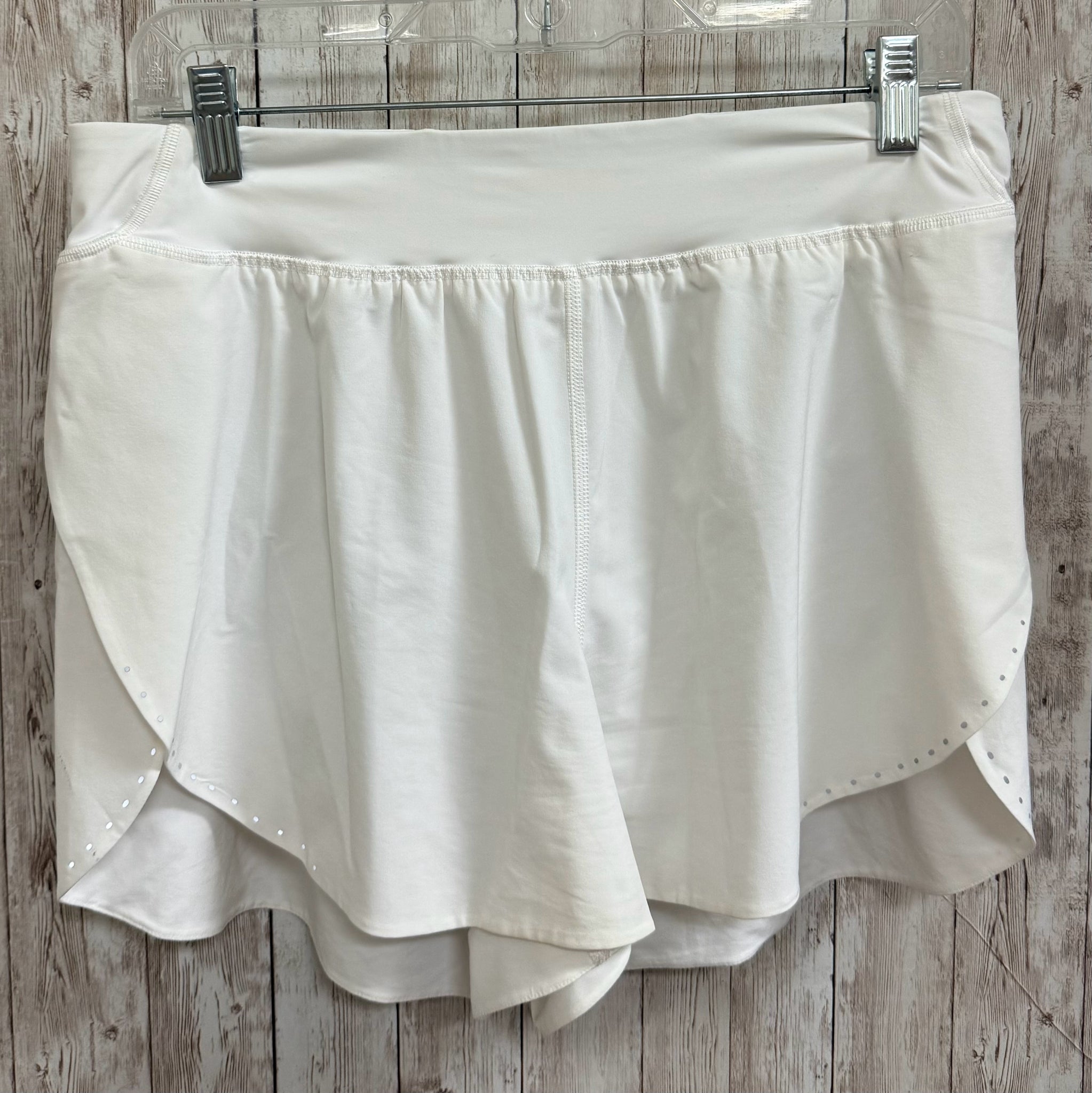 Size 8 LULULEMON White Shorts