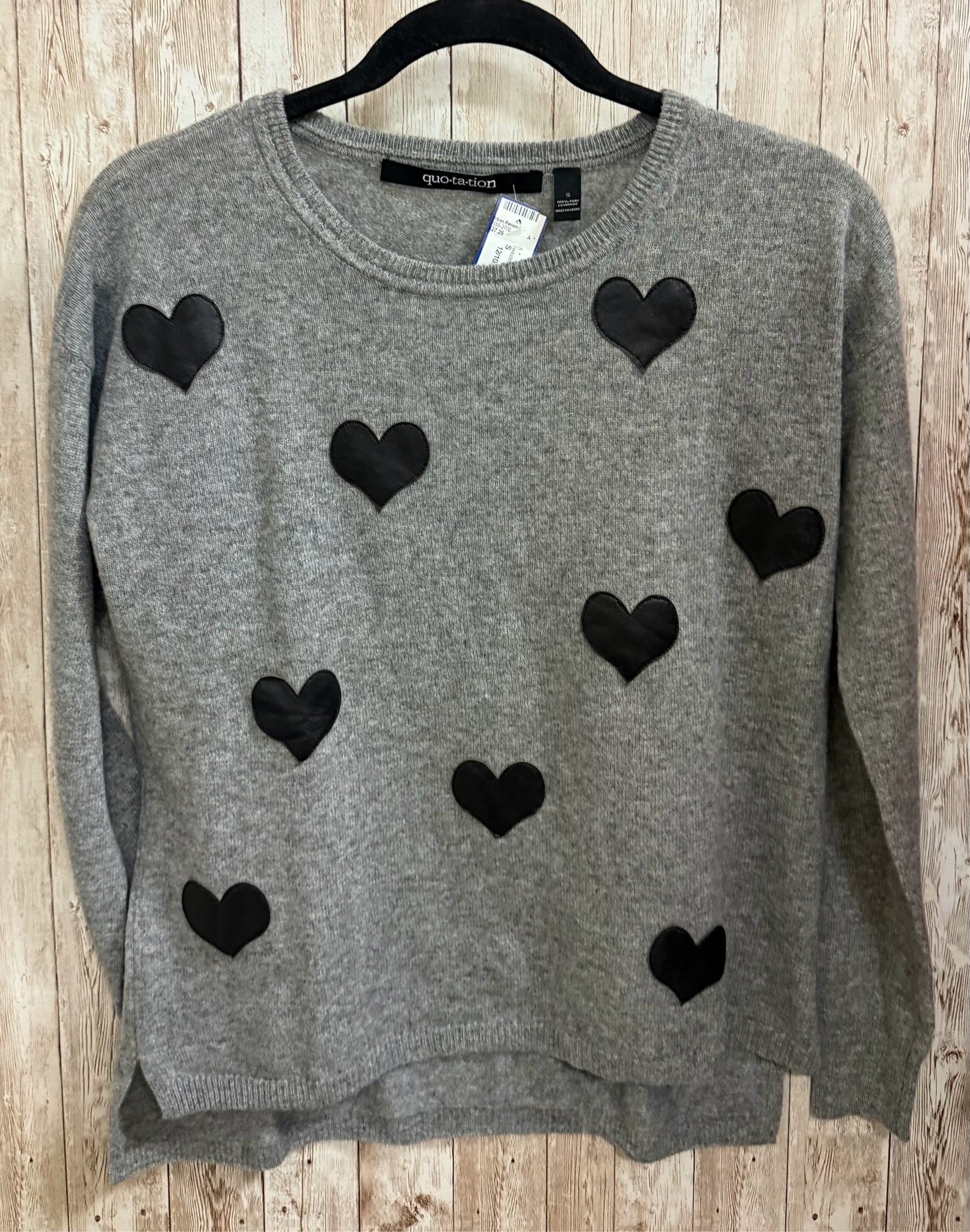 QUOTATION Size S Gray Sweater