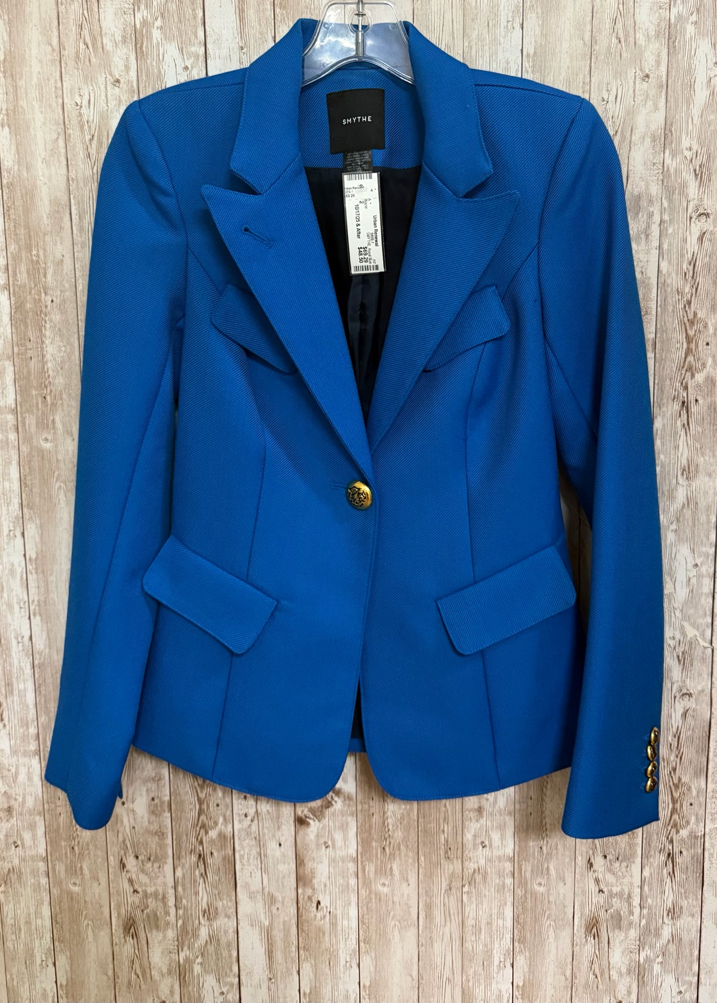 SMYTHE Size 2 Royal Blue Blazer