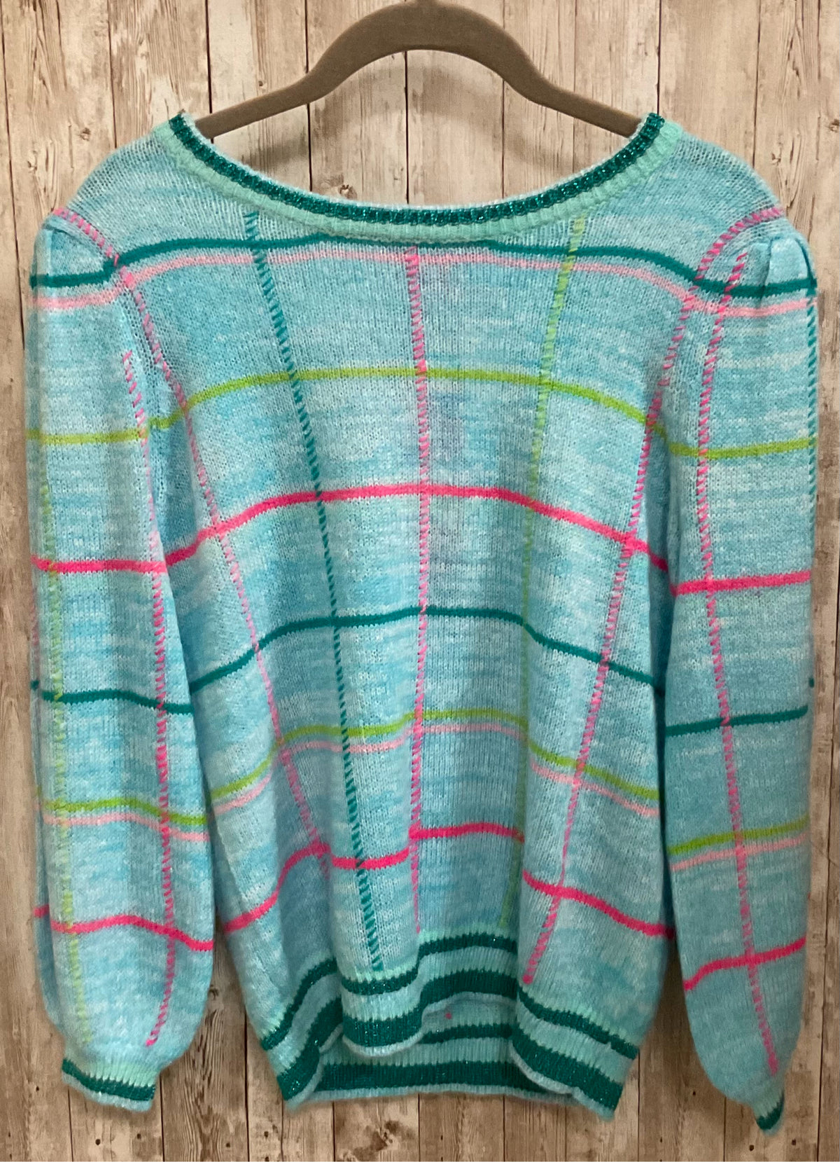 Size M LILLY PULITZER Blue Print Sweater