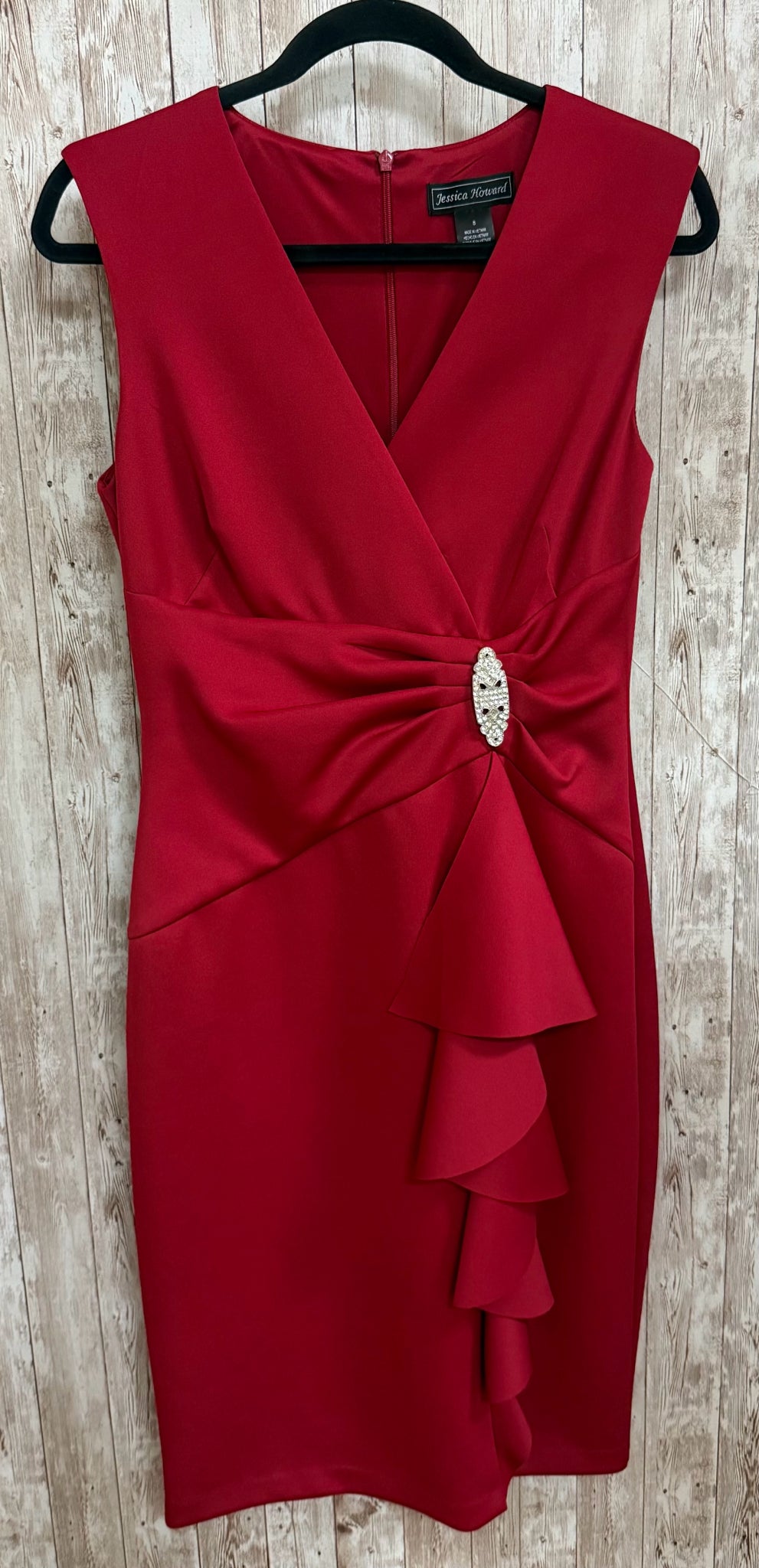 Size 8 JESSICA HOWARD Red Dress