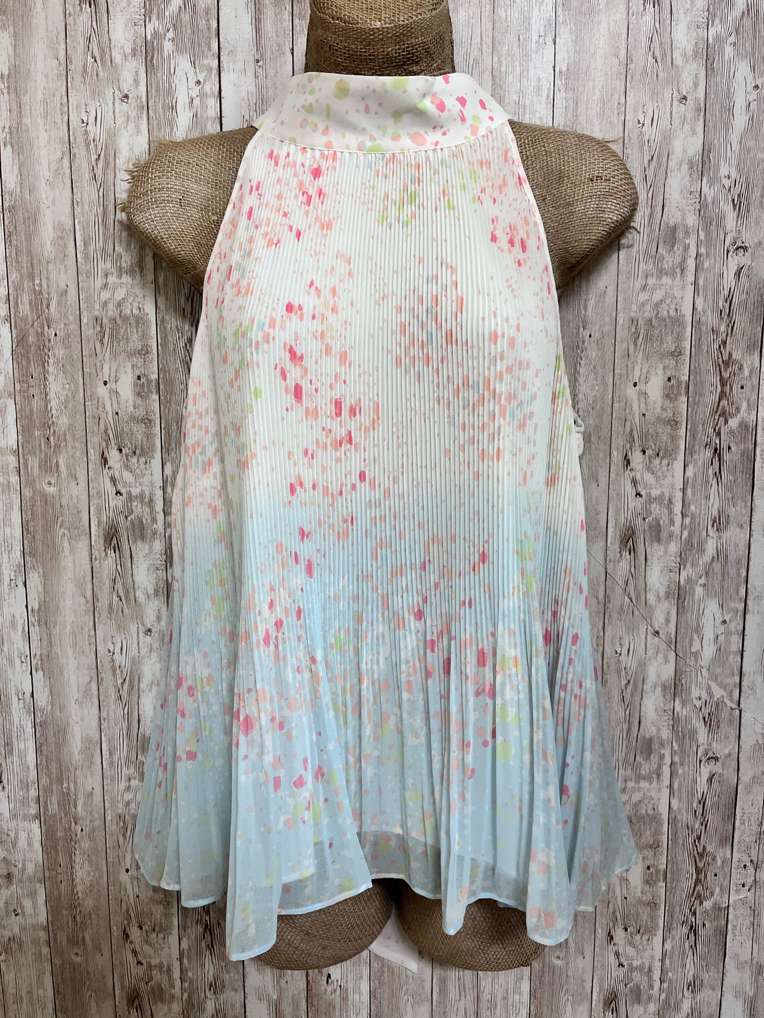 Size M 1 STATE White Print Top
