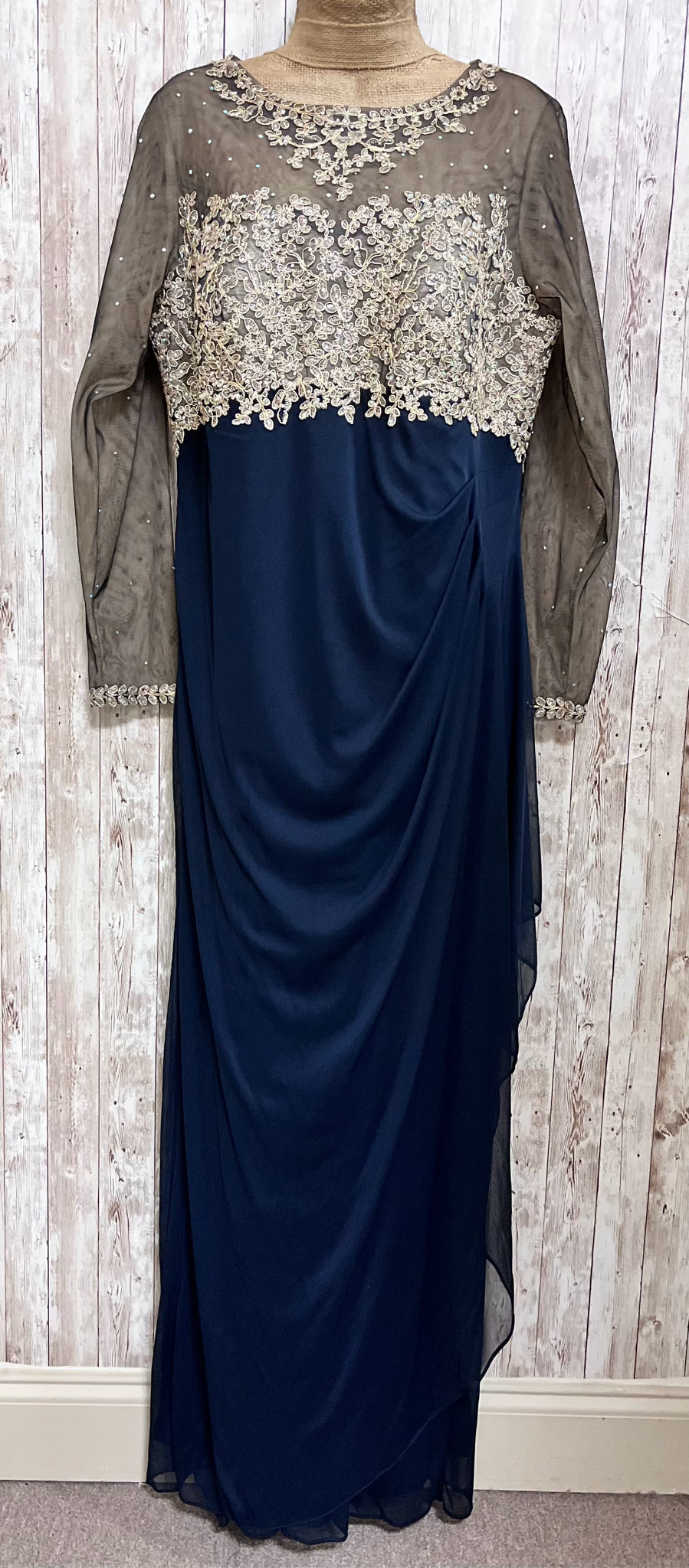 XSCAPE Size 14 Royal Blue Gown/Evening Wear